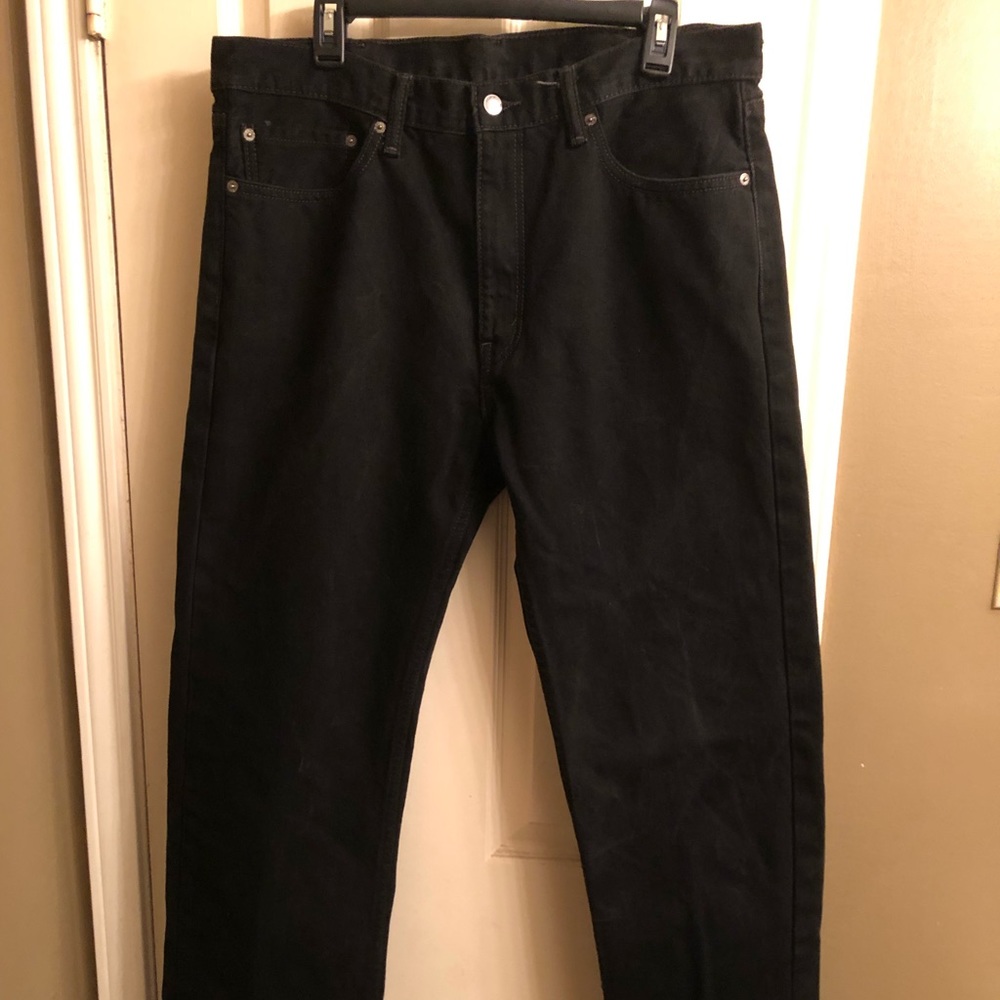 Men’s Black Levi 505 38x32 Jean